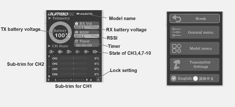 DumboRC-DDF-350-24-GHz-Digitaler-Funktransmitter-mit-10CH-HD-LCD-Bildschirm-und-X10F--X10FG--X4FM--X-2005235-15